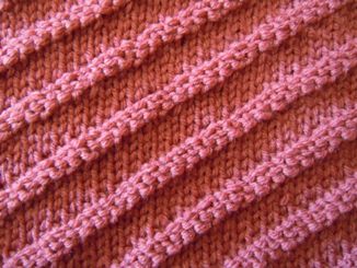 diagonals knitting stitch pattern